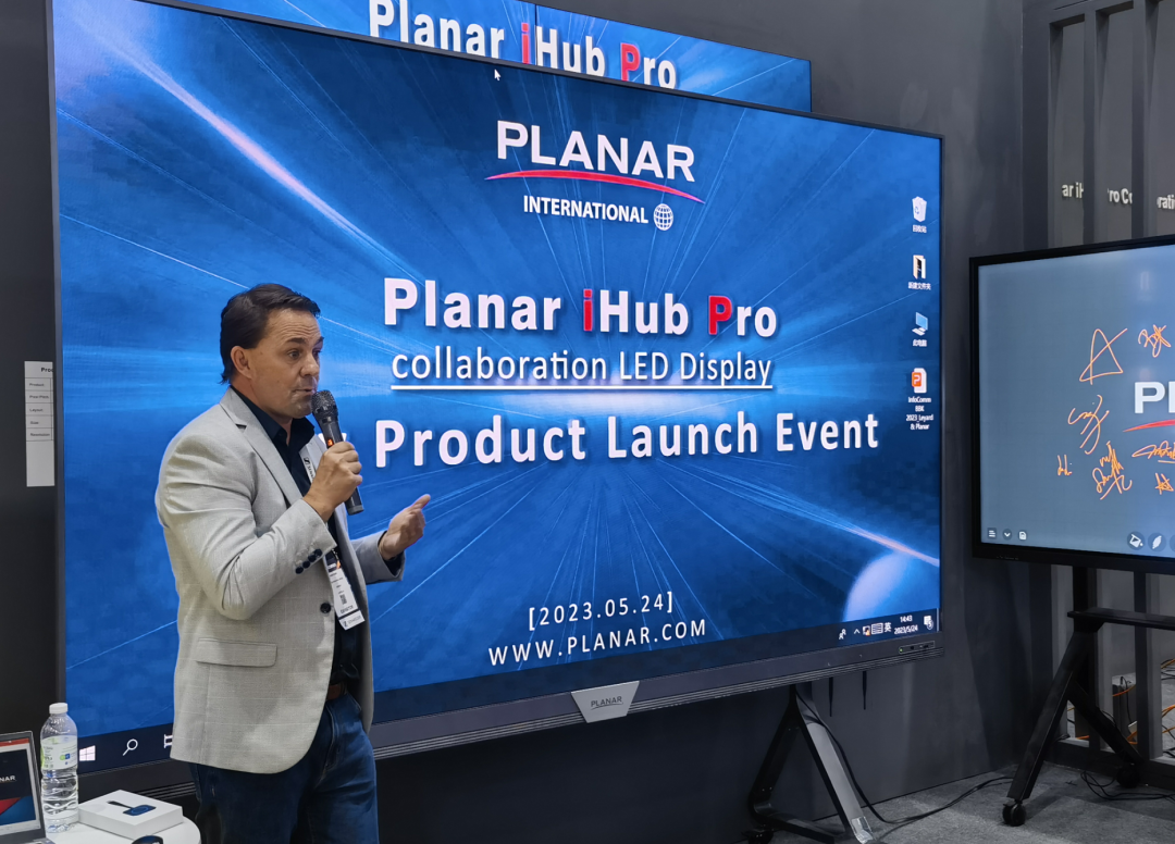 InfoComm Asia | K8凯发Planar全球首发第四代Micro LED智能一体机